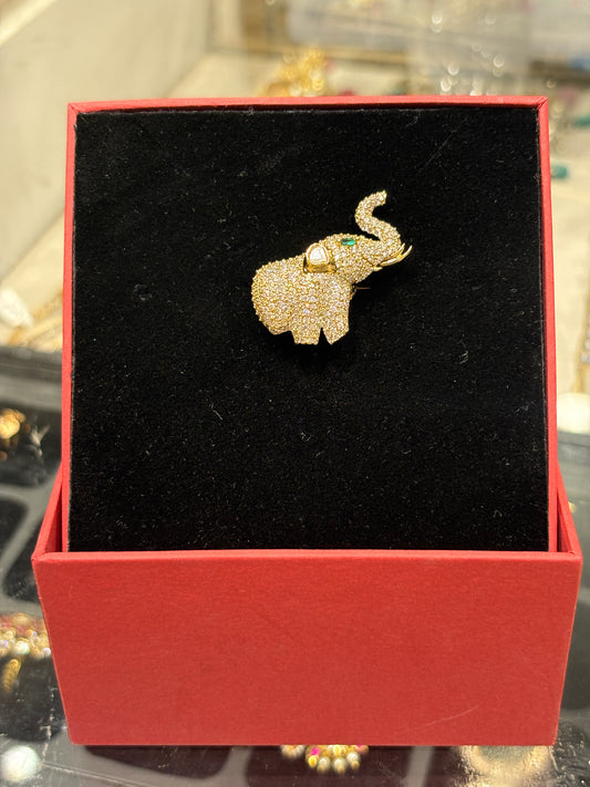 Elephant AD Brooch- RA0371
