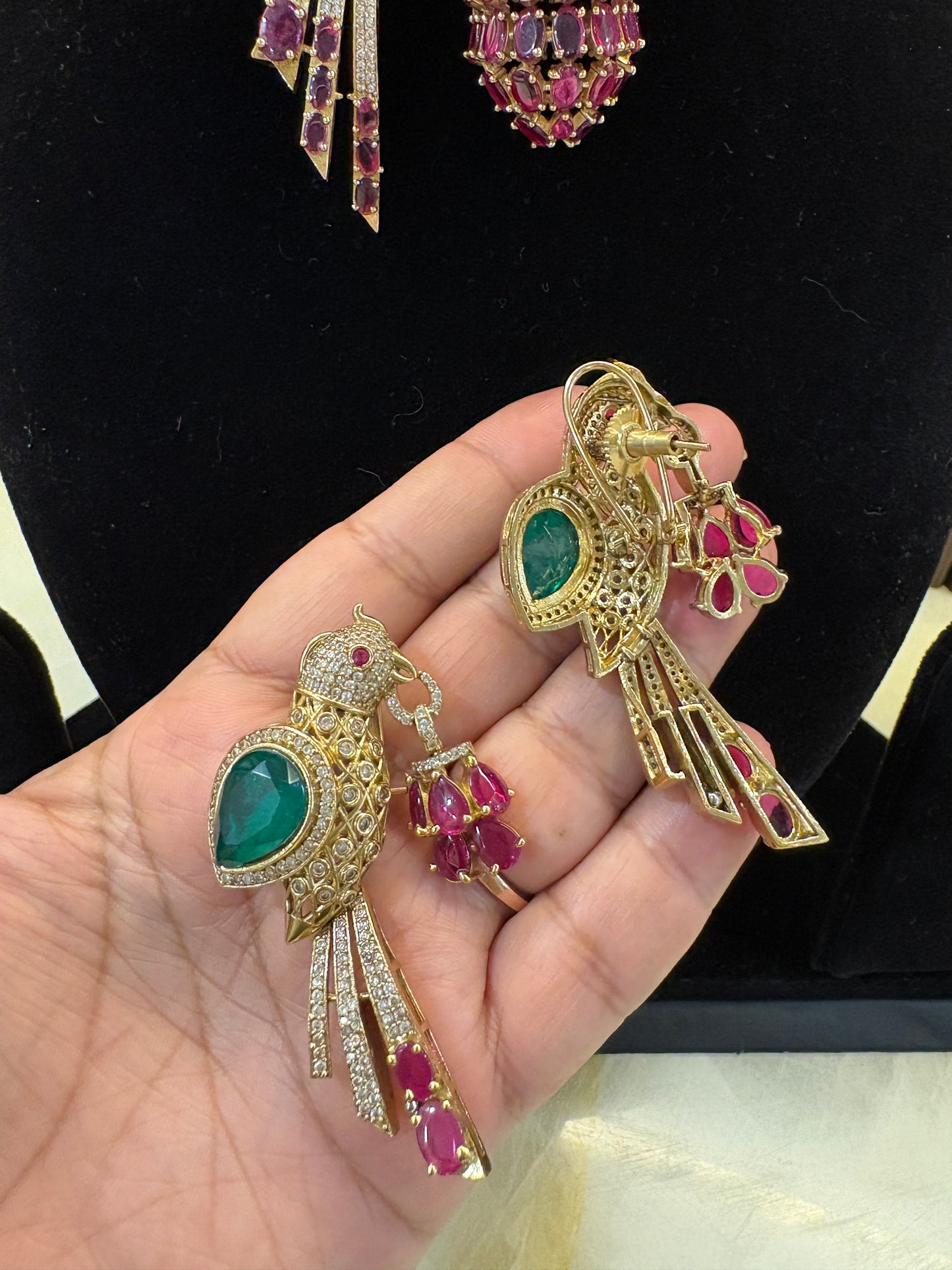 Bird Statement Necklace-RA0544