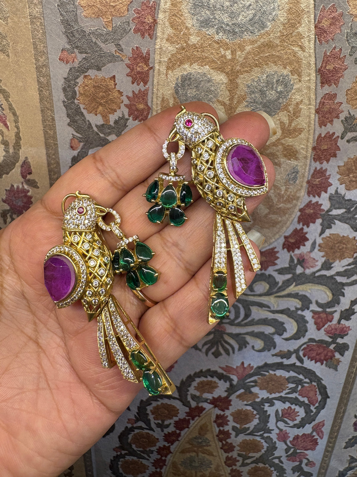 Bird Statement Necklace-RA0544