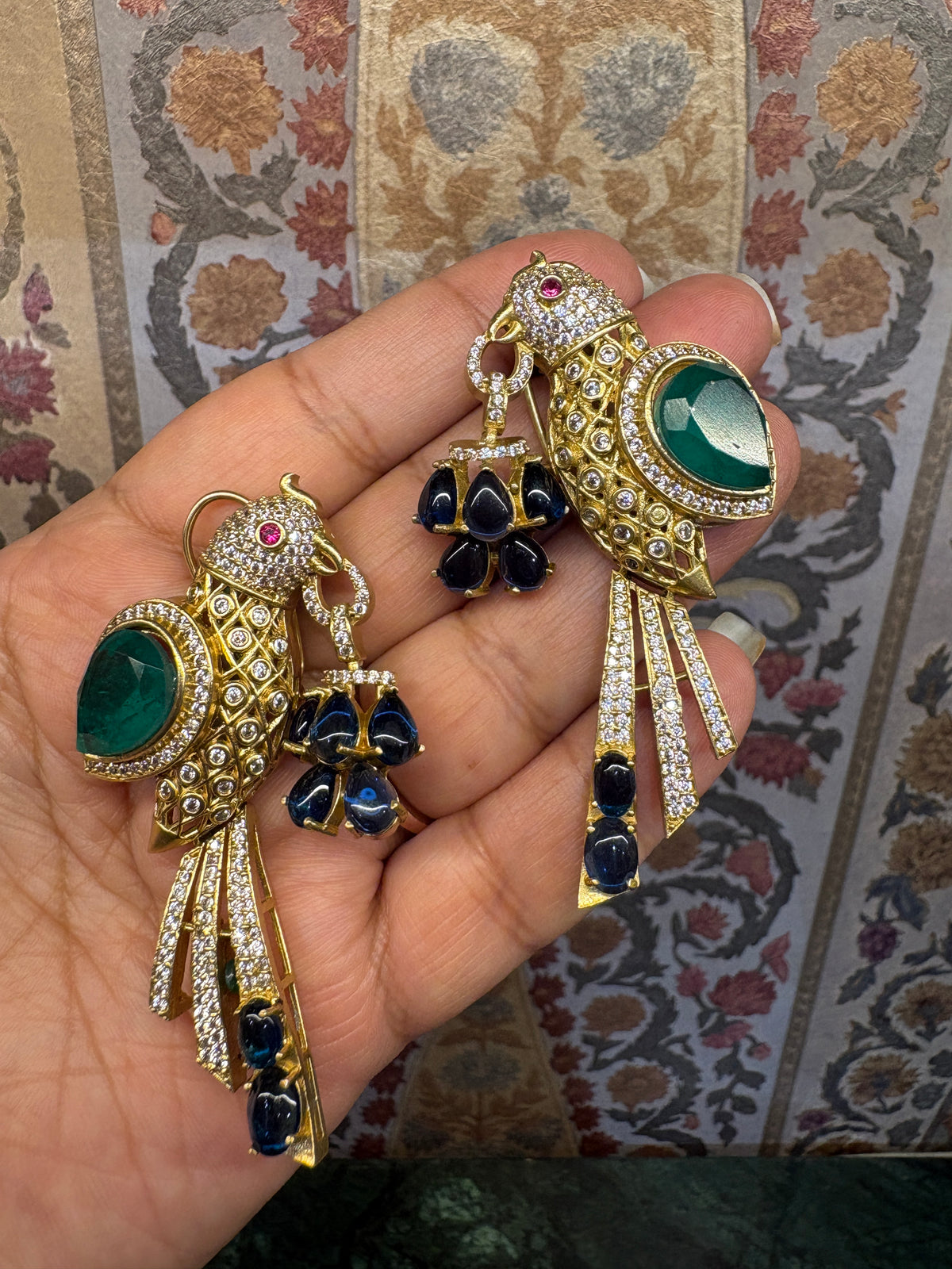 Bird Statement Necklace-RA0544