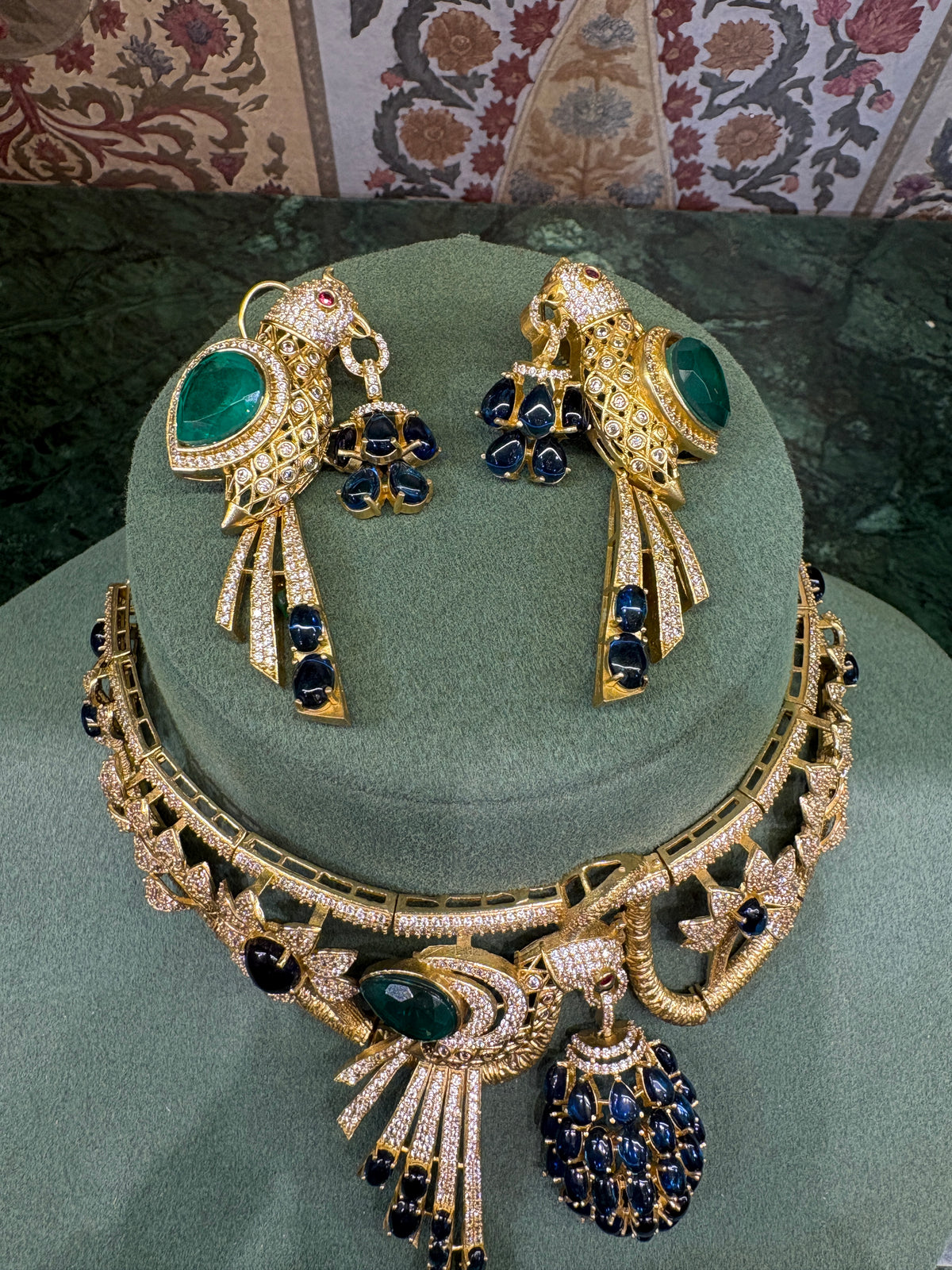Bird Statement Necklace-RA0544