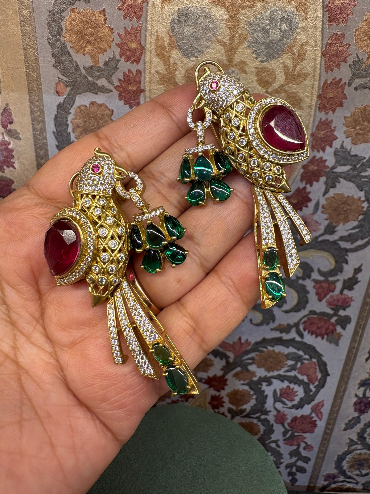 Bird Statement Necklace-RA0544