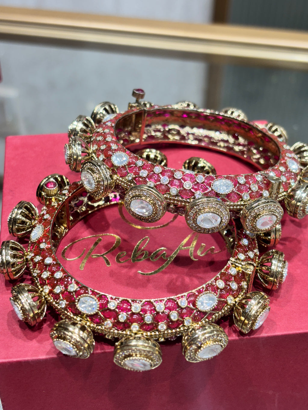 Beautiful Meenakari & Polki Bangle