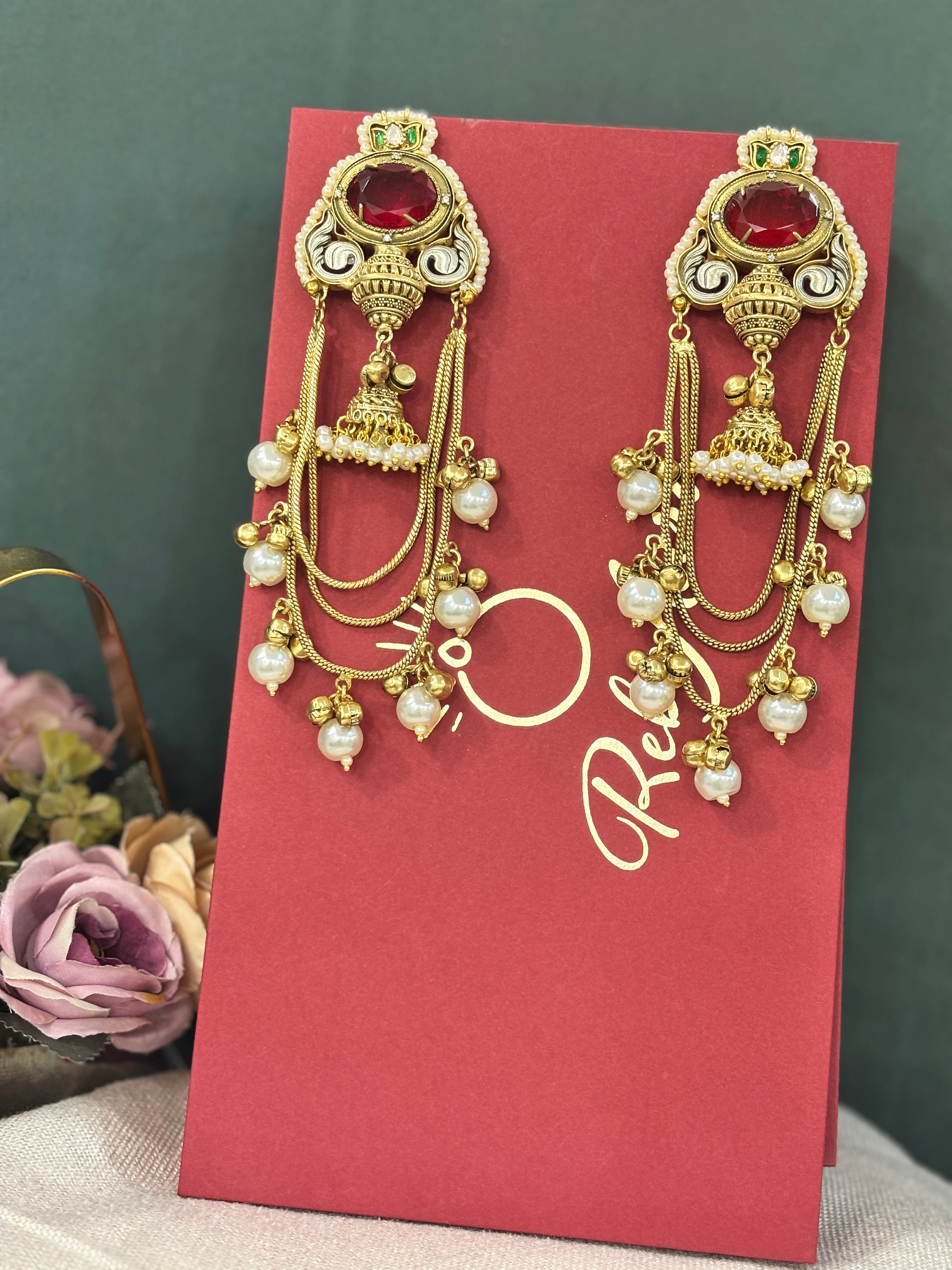 Zeenat Kashmiri Earrings