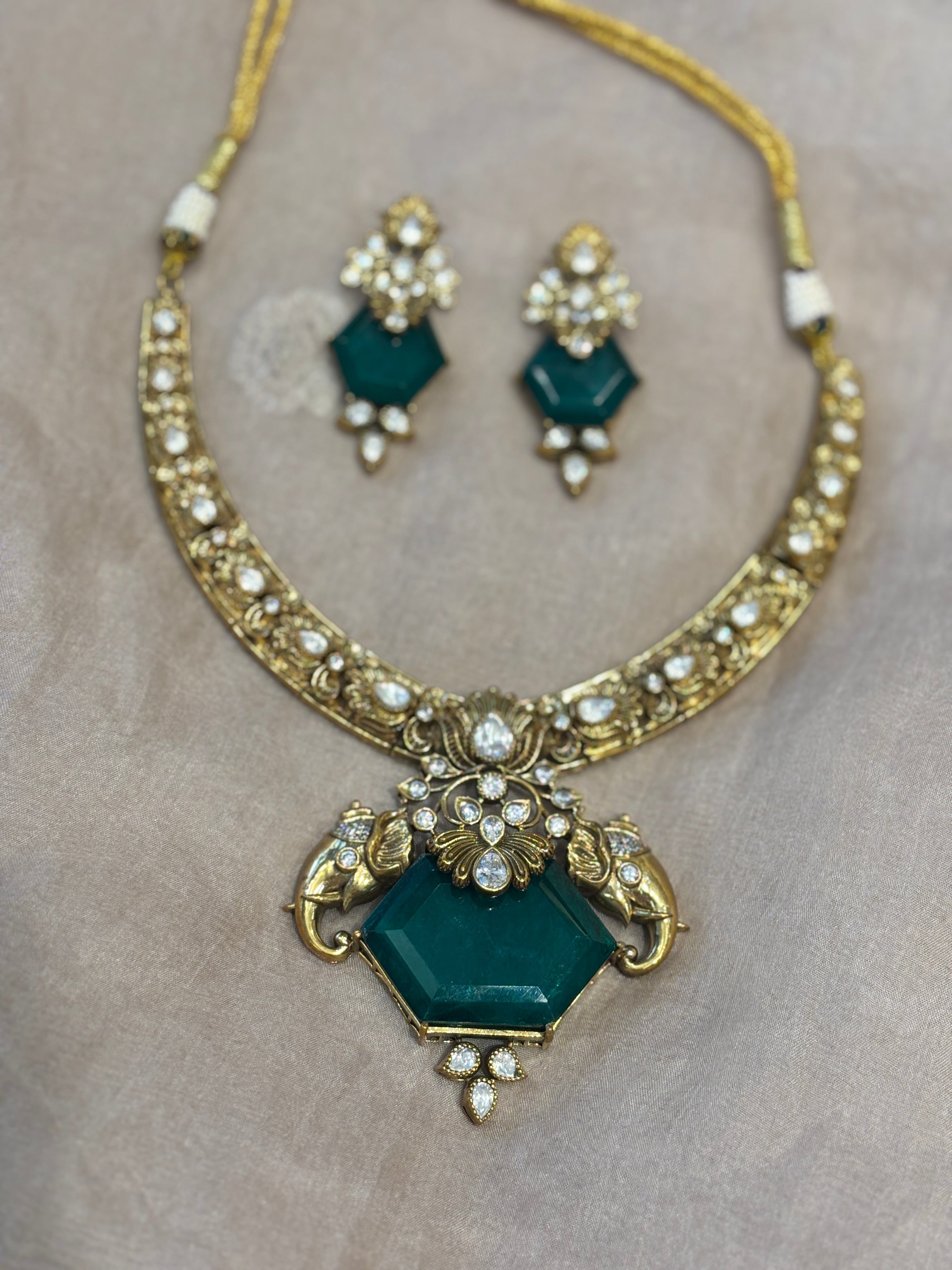 Hasli with Beautiful Elephant Design